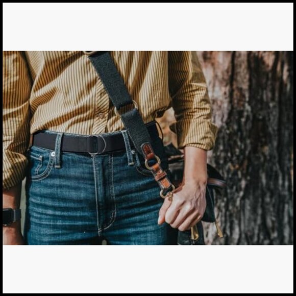 Canvas Belt with Zinc Alloy Buckle, Double D-Ring, Adjustable No-Hole Design main image 6